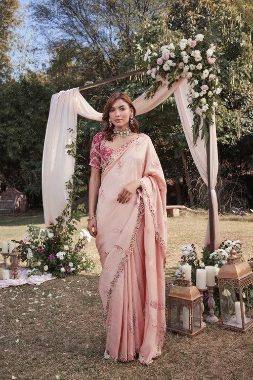 Rani Pink Saree