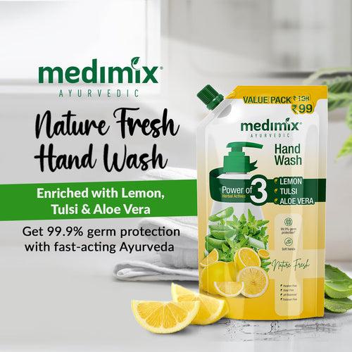 Nature Fresh Hand Wash with Lemon, Tulsi, & Aloe Vera 675ml