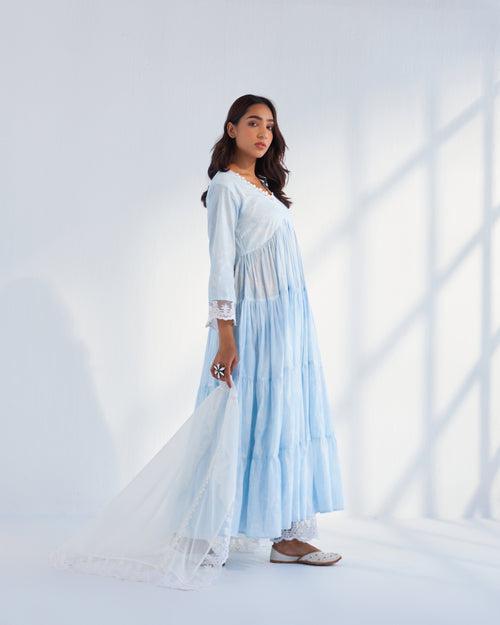 Laila Blue Kurta Set