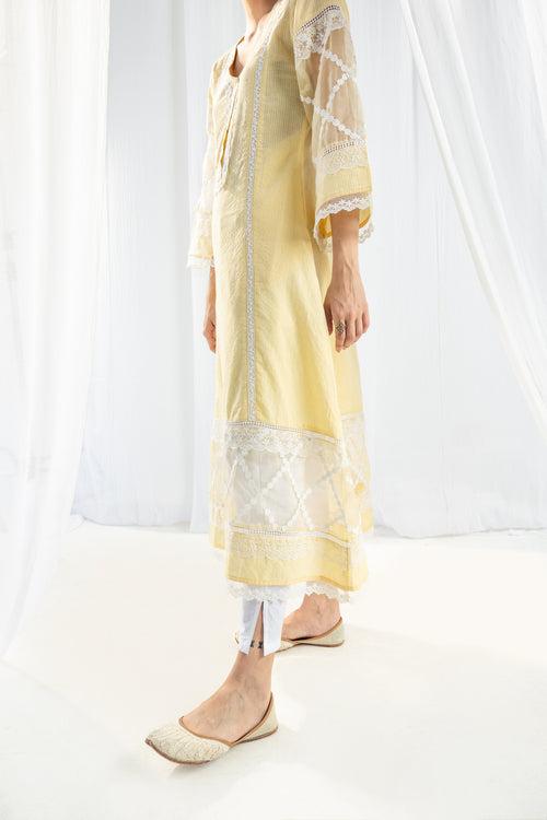 Celeste Yellow Kurta