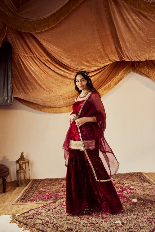 Jahanara Sharara Set