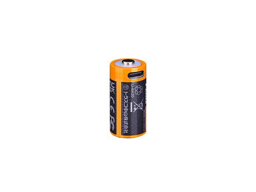 Fenix 16340 800mAh | ARB-L16UP Type-C Rechargeable Battery | 3.6V Lithium Ion | Type-C USB Charging Port