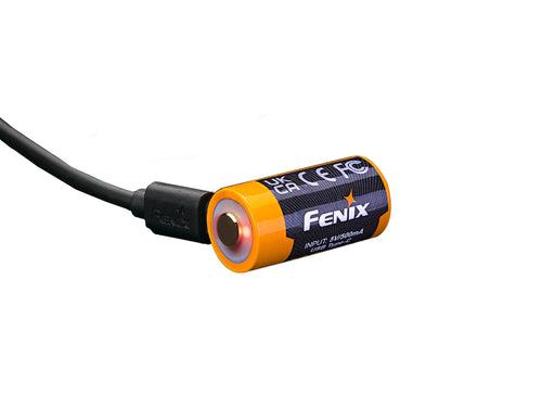 Fenix 16340 800mAh | ARB-L16UP Type-C Rechargeable Battery | 3.6V Lithium Ion | Type-C USB Charging Port