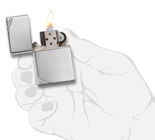 Zippo Vintage High Polish Chrome With Slash - 260