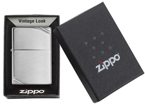 Zippo Vintage High Polish Chrome With Slash - 260