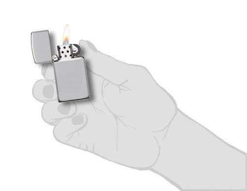 Zippo Slim High Polish Chrome - 1610