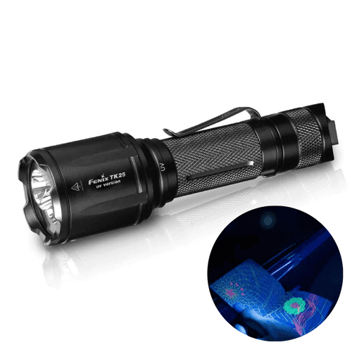 Damaged Box Fenix TK25 UV Torch With 2600 USB Battery