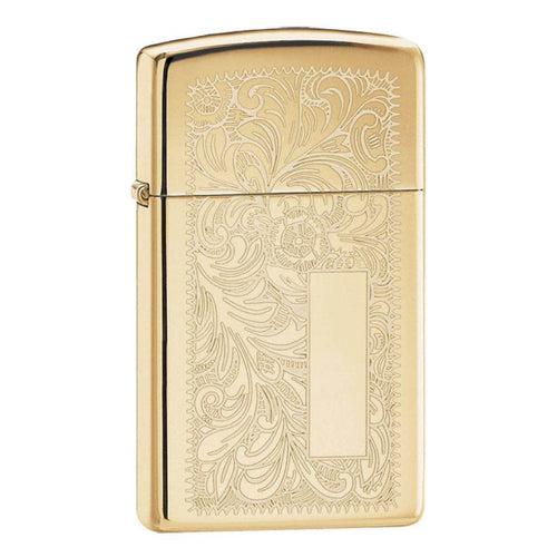 Zippo Slim Brass Venetian - 1652B