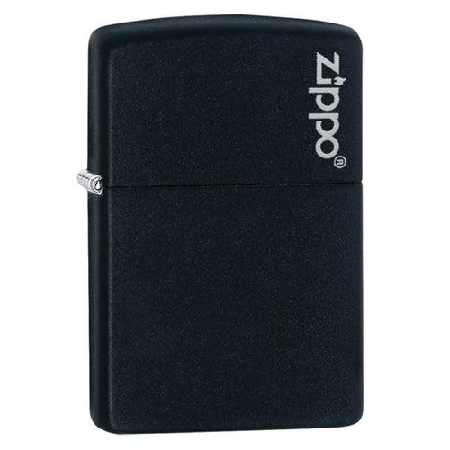 Zippo Black Matte with Logo - 218ZL