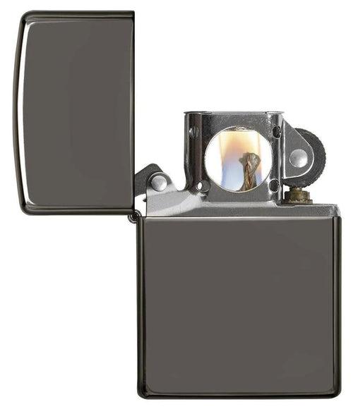 Zippo Black Ice with Pipe Insert Combo - 29789