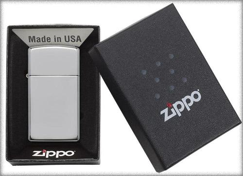 Zippo Slim High Polish Chrome - 1610