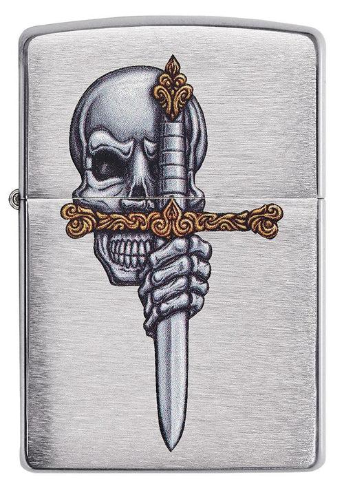 Zippo Sword Skull Design - 49488