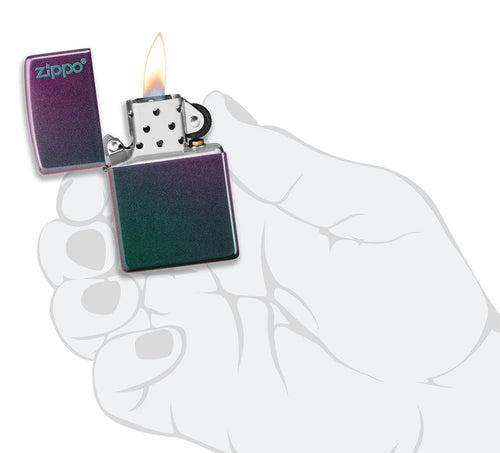 Zippo Classic Iridescent with Logo - 49146ZL