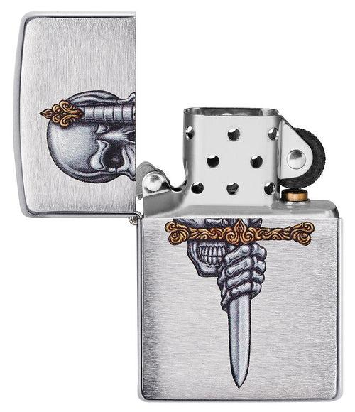 Zippo Sword Skull Design - 49488