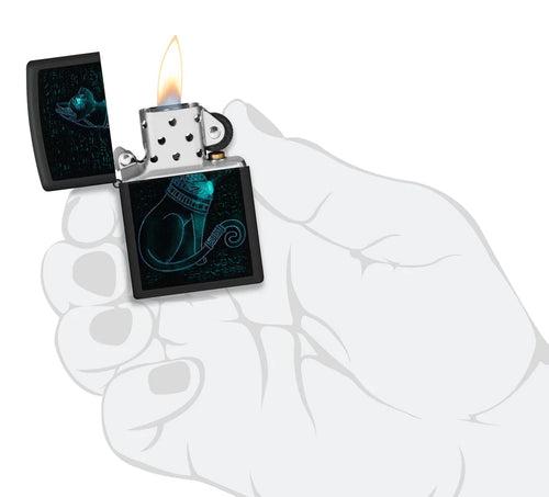 Zippo Spiritual Cat Design - 48582