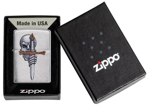 Zippo Sword Skull Design - 49488