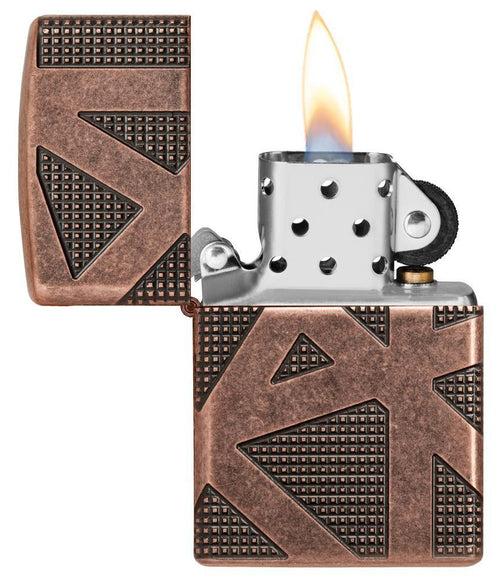 Zippo Armor Geometric 360 Design Lighter