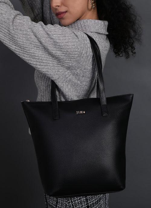 Black Simplicity Tote Shoulder Bag