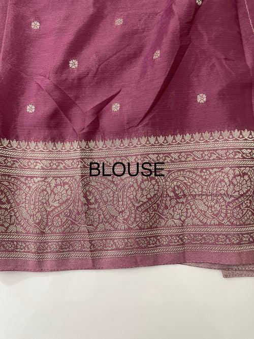 Banarasi Viscose georgette saree- MVBS215 Wine Berry