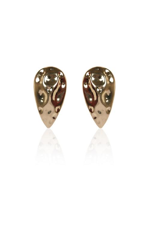 Gold Teardrop studs