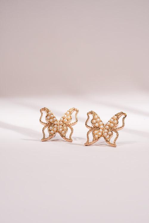 Butterfly Crystal Studs