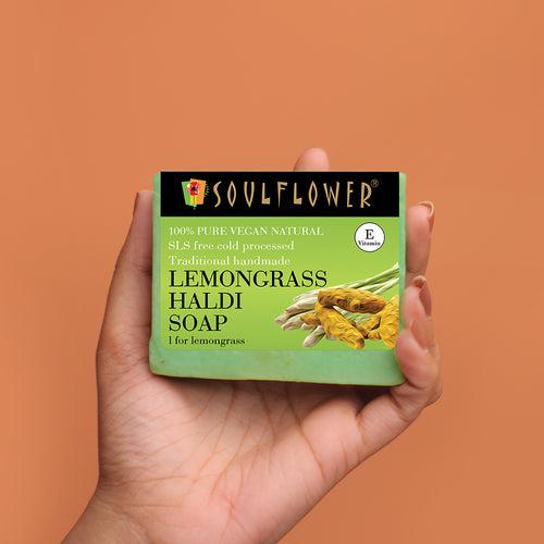 Lemongrass Haldi Soap for Fine Lines & Wrinkles BYOB