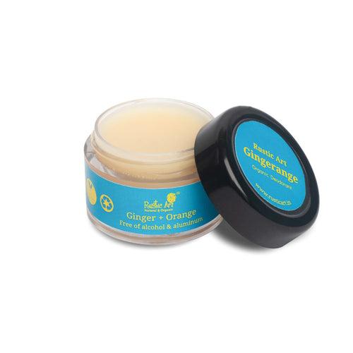 Gingerange Organic Deodorant Balm with Vitamin E (12g)