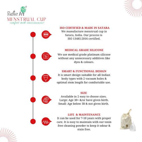 SMALL Menstrual Cup Kit