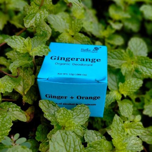 Gingerange Organic Deodorant Balm with Vitamin E (12g)