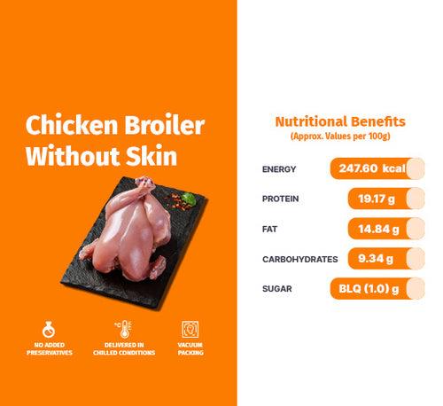 CHICKEN BROILER WITHOUT SKIN