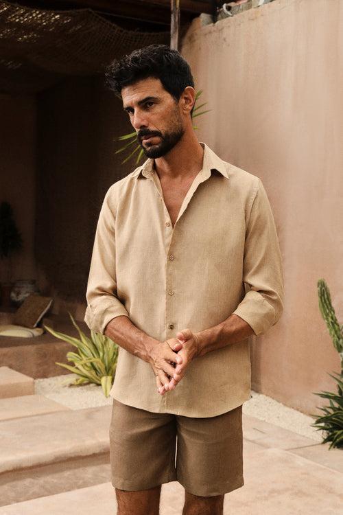 Corsica Shirt- Man (Sand)