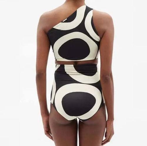 Sia One shoulder Swimsuit Set