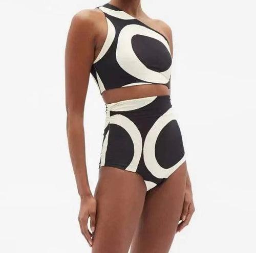 Sia One shoulder Swimsuit Set