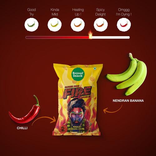 Beyond Snack X Pushpa 2 Flower Nahi Fire Flavour 300gms (100gms*3 packs)