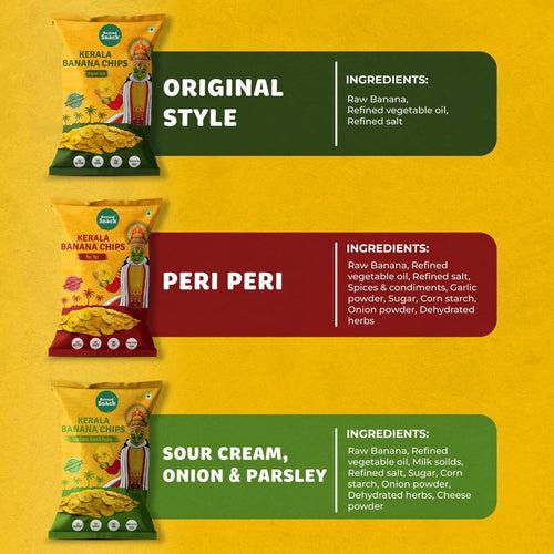 3 Flavour Combo: Original, Peri Peri, Sour Cream Onion & Parsley