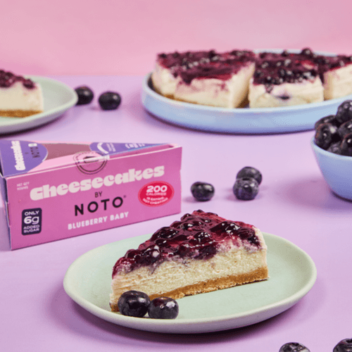 Blueberry Greek Yogurt Cheesecake