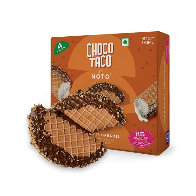 Crunchy Caramel - Choco Taco [4 pieces]