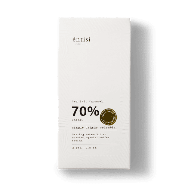 70% Sea Salt Caramel Dark Bar