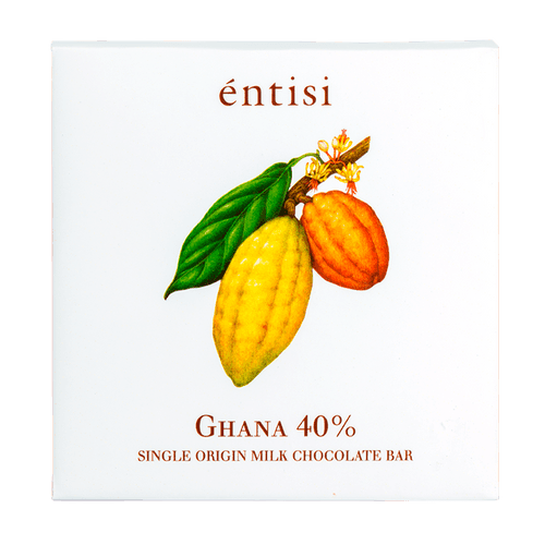 Single Origin Ghana 40% Milk Chocolate Bar