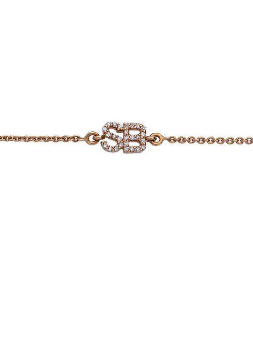 Diamond Initial Bracelet