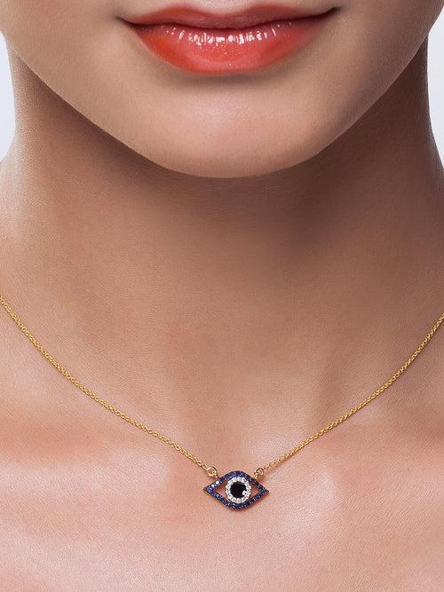 Flip Evil Eye Necklace
