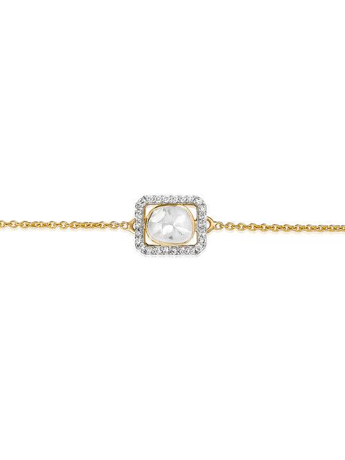 Polki Emerald Cut Bracelet