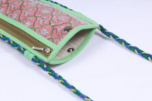 Sea Green Mobaile Bag