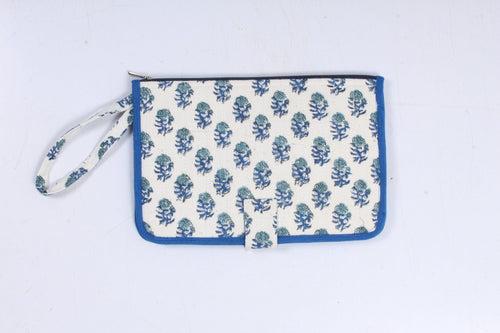 Blue Wristlet Wallet