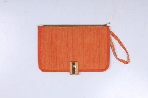 Orange Wristlet Wallet