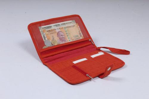 Red Wristlet Wallet