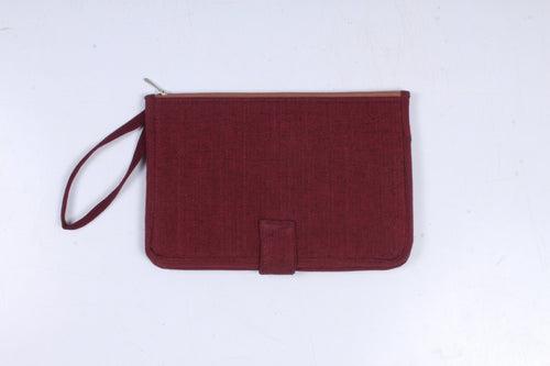 Maroon Wristlet Wallet