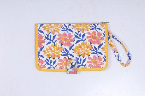 Yellow Wristlet Wallet