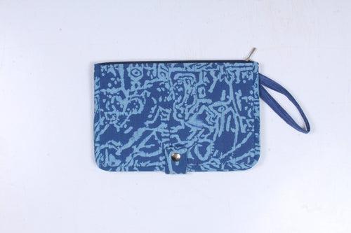 Blue Wristlet Wallet