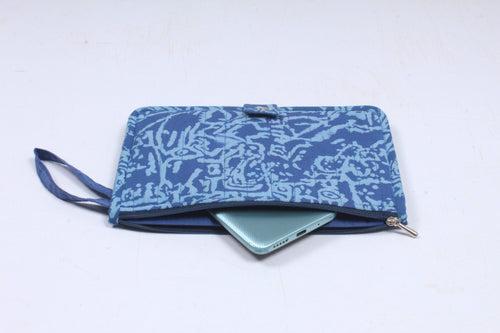 Blue Wristlet Wallet